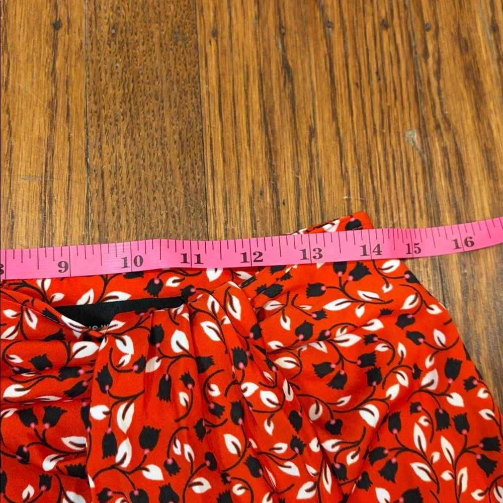 Who What Wear Floral Faux Tie Asymmetrical Midi Skirt – Women’s 4